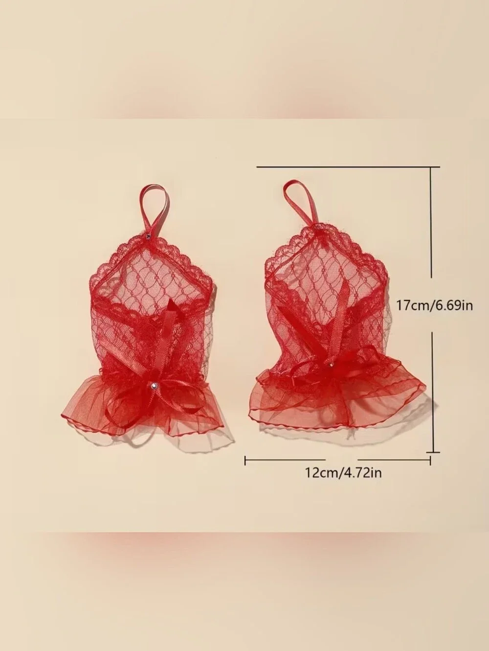 N/A sheer red